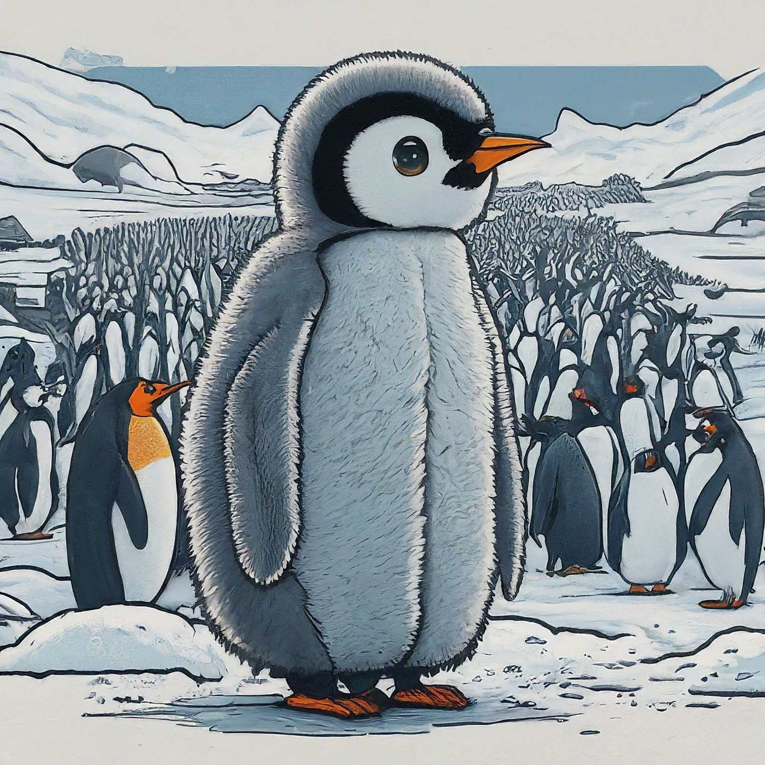 Penguin Bersama Kawan