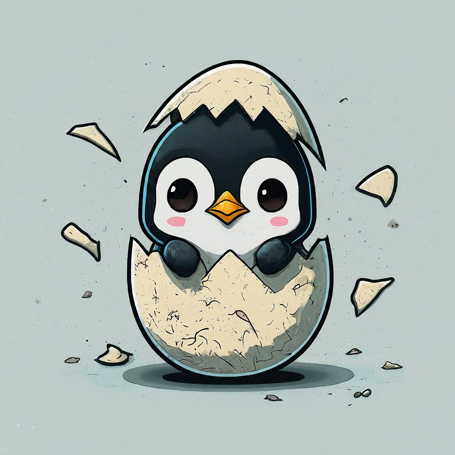 Penguin Menetas
