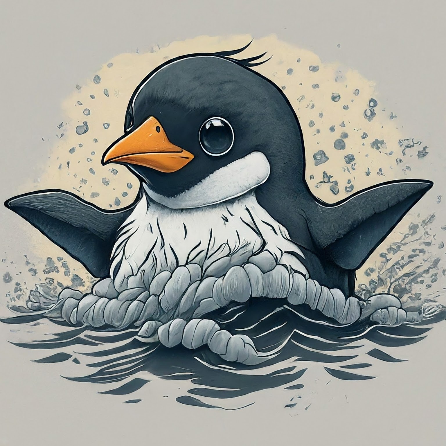Penguin Berenang